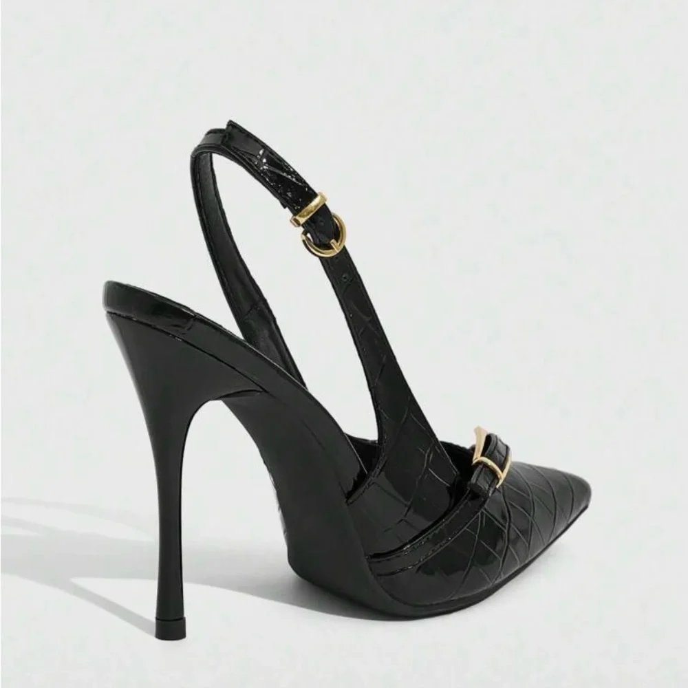 Elegant Black Slingback Heels
NWOT/ BRAND NEW - Picture 2 of 11